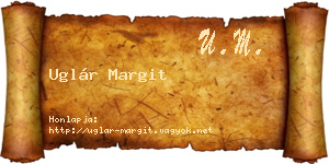 Uglár Margit névjegykártya